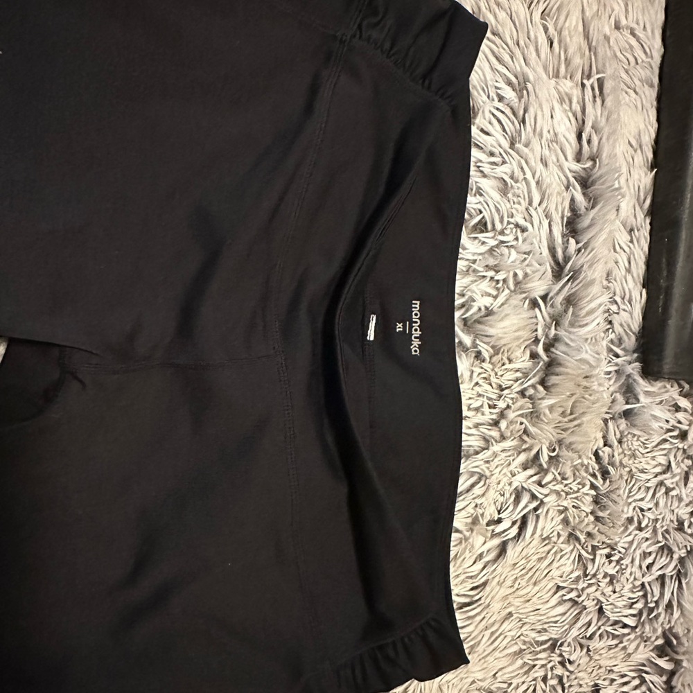 Manduka Black Leggings Athletic Wear - Picture 4 of 4